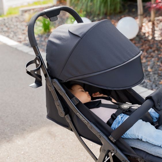 Osann Buggy & Pushchair Vegas up to 22 kg with Auto-Fold function, reclining position incl. cupholder - Carbon
