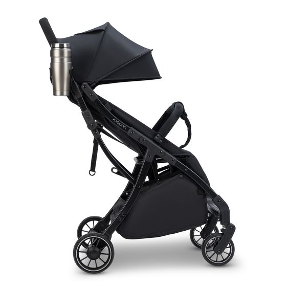 Osann Buggy & Pushchair Vegas up to 22 kg with Auto-Fold function, reclining position incl. cupholder - Carbon