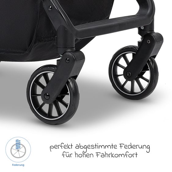 Osann Buggy & Pushchair Vegas up to 22 kg with Auto-Fold function, reclining position incl. cupholder - Wheat