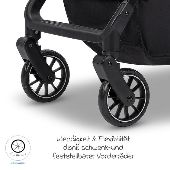 Osann Buggy & Pushchair Vegas up to 22 kg with Auto-Fold function, reclining position incl. cupholder - Wheat