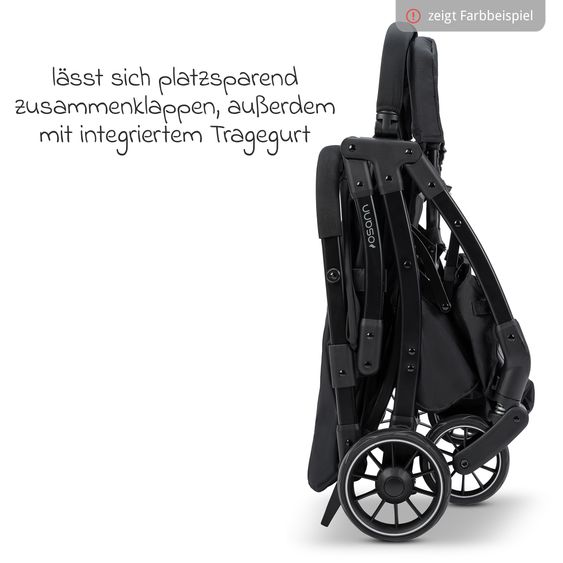 Osann Buggy & Pushchair Vegas up to 22 kg with Auto-Fold function, reclining position incl. cupholder - Wheat