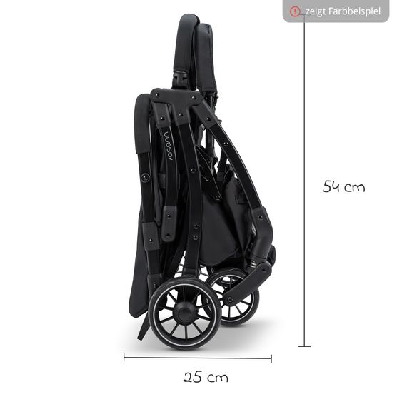 Osann Buggy & Pushchair Vegas up to 22 kg with Auto-Fold function, reclining position incl. cupholder - Wheat
