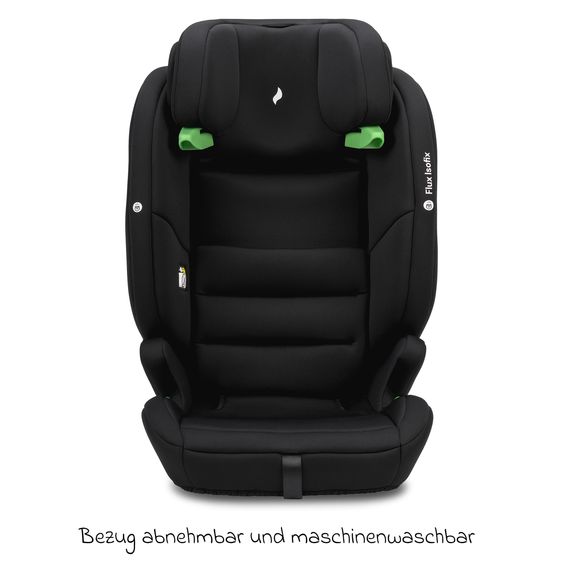 Osann Seggiolino auto Flux Isofix i-Size da 9 mesi a 12 anni (76 cm - 150 cm) con Isofix e Top-Tether - Grigio Melange