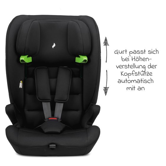 Osann Lupo i-Size child car seat from 9 months - 12 years (76 cm - 150 cm) - Black