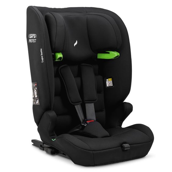 Osann Kindersitz Lupo Isofix i-Size ab 15 Monate - 12 Jahre (76 cm - 150) mit Isofix & Top-Tether - Black