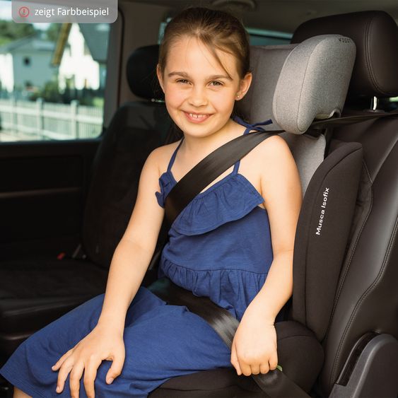 Osann Kindersitz Musca Isofix i-Size ab 3 Jahre - 12 Jahre (100 cm - 150 cm) mit Isofix - Black