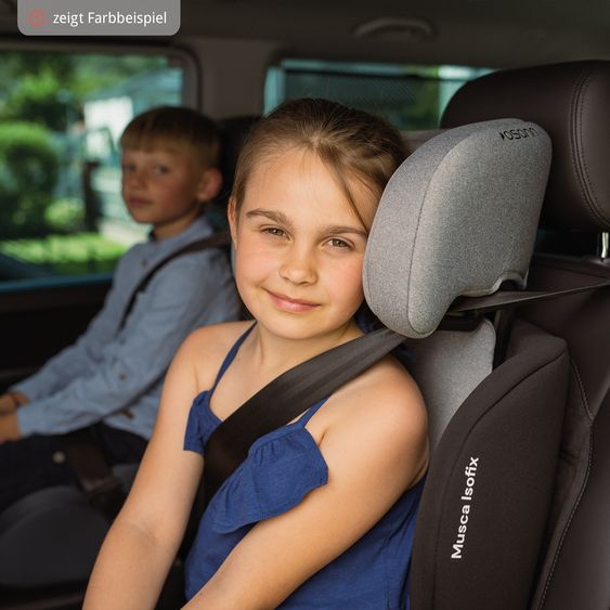 Osann Kindersitz Musca Isofix i-Size ab 3 Jahre - 12 Jahre (100 cm - 150 cm) mit Isofix - Black