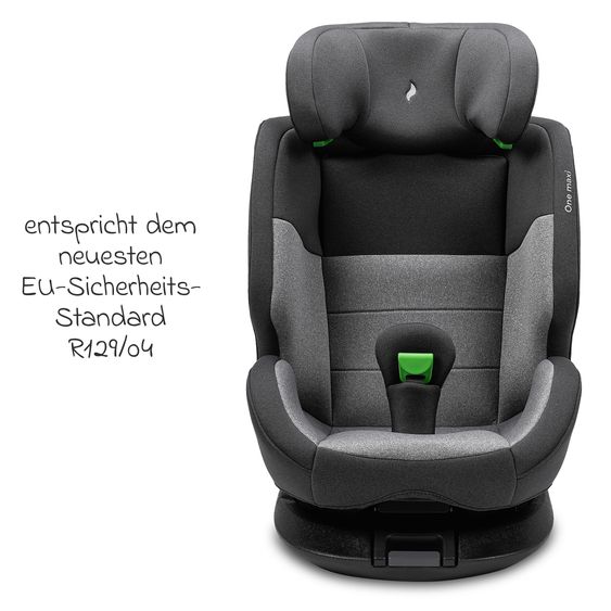 Osann Kindersitz One maxi ab 3 Jahre - 12 Jahre (100 cm - 150 cm) drehbar bis 180° inkl. Isofix-Basis - Universe Grey