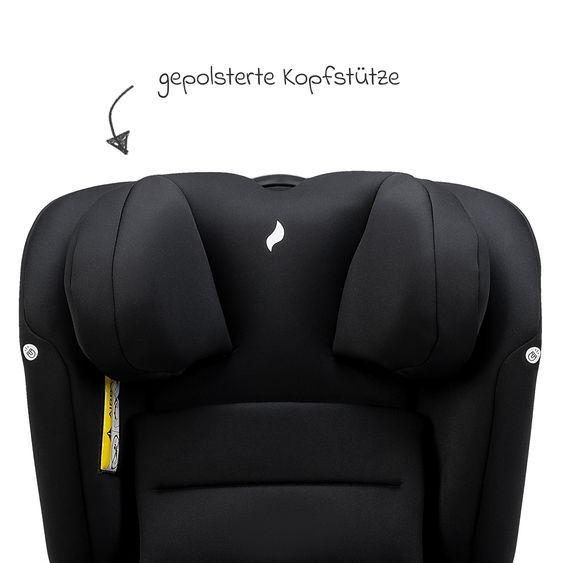 Osann Child seat reboarder Taos 360 from birth - 12 years (40 cm - 150 cm) rotatable incl. Isofix base & top tether - Grey Melange
