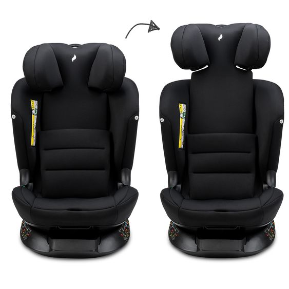 Osann Child seat reboarder Taos 360 from birth - 12 years (40 cm - 150 cm) rotatable incl. Isofix base & top tether - Grey Melange