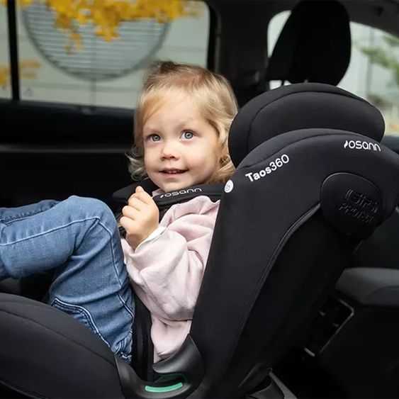 Osann Child seat reboarder Taos 360 from birth - 12 years (40 cm - 150 cm) rotatable incl. Isofix base & top tether - Grey Melange