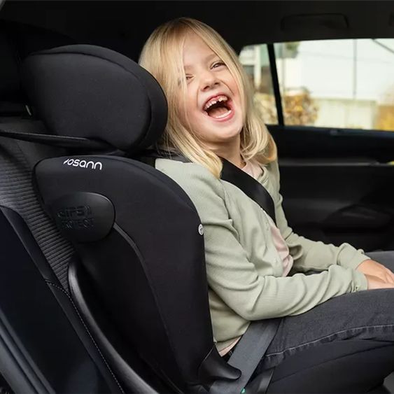 Osann Child seat Taos 360 midi 15 months - 12 years (76 cm - 150 cm) rotatable incl. Isofix base & Toptether - Black