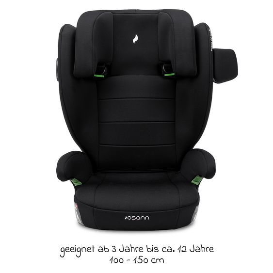Osann Kindersitz Volpo SP Isofix ab 3 Jahre - 12 Jahre (100 cm - 150 cm) mit Isofix - Black