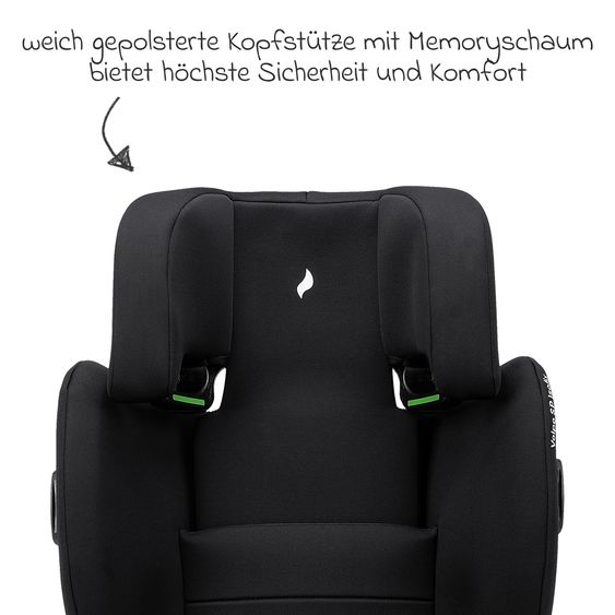 Osann Kindersitz Volpo SP Isofix ab 3 Jahre - 12 Jahre (100 cm - 150 cm) mit Isofix - Black