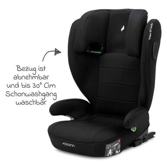 Osann Kindersitz Volpo SP Isofix ab 3 Jahre - 12 Jahre (100 cm - 150 cm) mit Isofix - Black