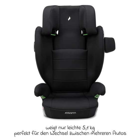 Osann Kindersitz Volpo SP Isofix ab 3 Jahre - 12 Jahre (100 cm - 150 cm) mit Isofix - Black