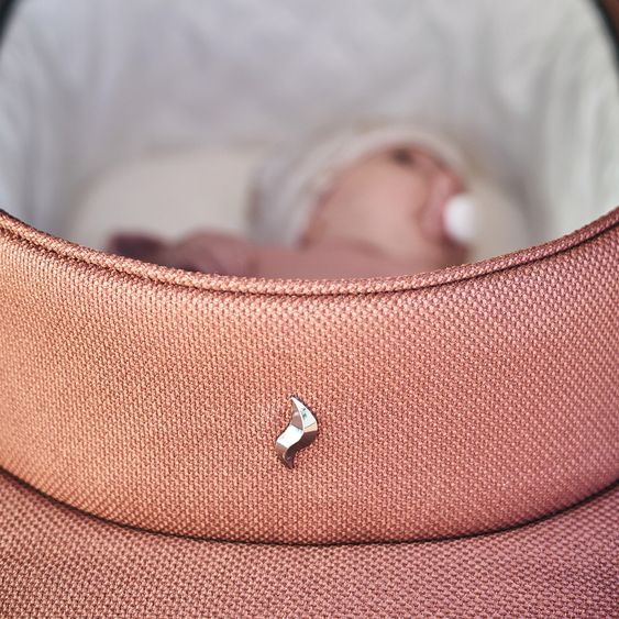 Osann Kombi-Kinderwagen Vamos bis 22 kg belastbar mit Luftreifen, Teleskopschieber, umsetzbare Sitzeinheit, Babywanne mit Matratze, Insektenschutz & Regenschutz - Caramel