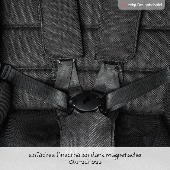 Osann Kombi-Kinderwagen Vamos bis 22 kg belastbar mit Luftreifen, Teleskopschieber, umsetzbare Sitzeinheit, Babywanne mit Matratze, Insektenschutz & Regenschutz - Cloud