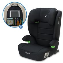 Musca Isofix i-Size from 3 years - 12 years (100 cm - 150 cm) with Isofix incl. car organiser - Black