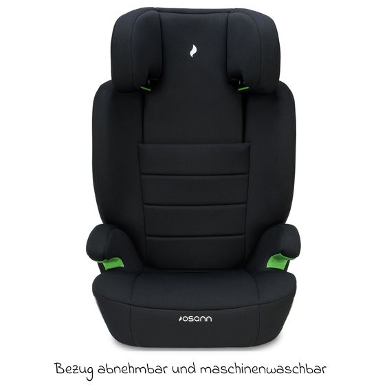Osann Musca Isofix i-Size from 3 years - 12 years (100 cm - 150 cm) with Isofix incl. car organiser - Black