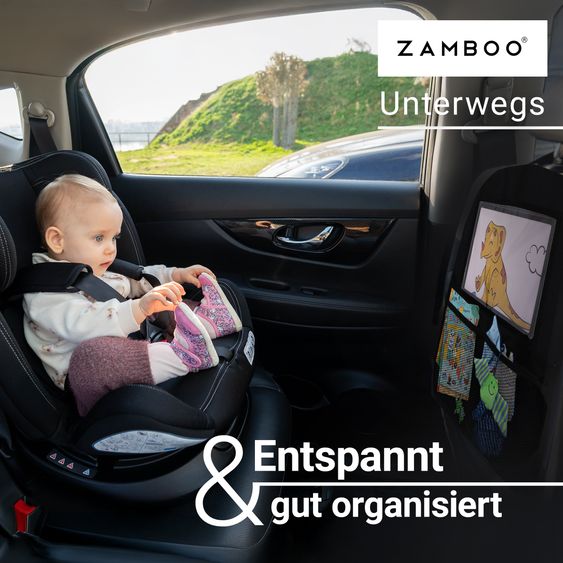 Osann Musca Isofix i-Size from 3 years - 12 years (100 cm - 150 cm) with Isofix incl. car organiser - Black