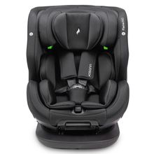 Reboarder-Kindersitz Flame 360 i-Size drehbar ab Geburt - 12 Jahre (40 cm - 150 cm) inkl. Isofix-Basis - All Black