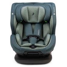 Reboarder-Kindersitz Flame 360 i-Size drehbar ab Geburt - 12 Jahre (40 cm - 150 cm) inkl. Isofix-Basis - Universe Green