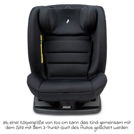 Osann Reboarder-Kindersitz Huddle i-Size ab Geburt - 10 Jahre (40 cm - 135 cm) - Nero