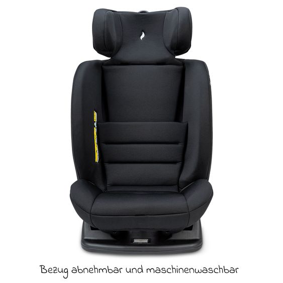 Osann Reboarder-Kindersitz Huddle i-Size ab Geburt - 10 Jahre (40 cm - 135 cm) - Nero
