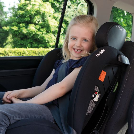 Osann Reboarder-Kindersitz Huddle i-Size ab Geburt - 10 Jahre (40 cm - 135 cm) - Nero
