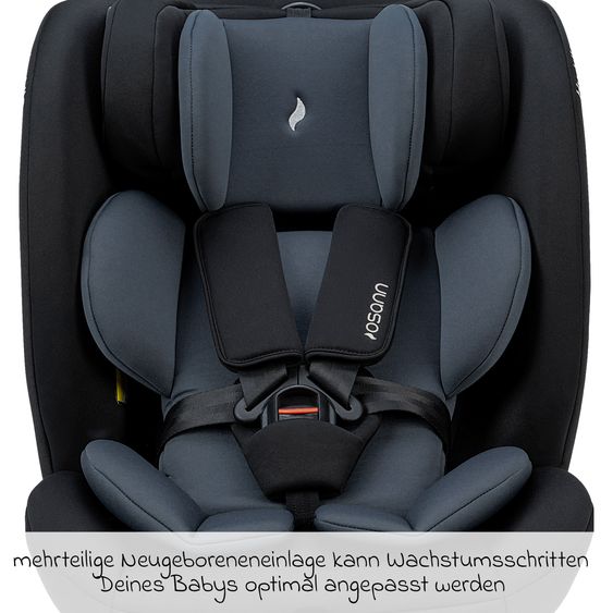Osann Reboarder-Kindersitz Huddle i-Size ab Geburt - 10 Jahre (40 cm - 135 cm) - Nero