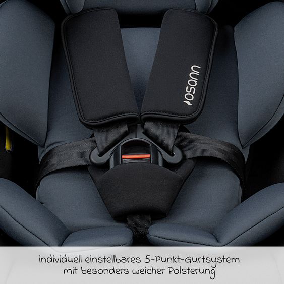 Osann Reboarder-Kindersitz Huddle i-Size ab Geburt - 10 Jahre (40 cm - 135 cm) - Nero