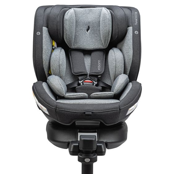 Osann Reboarder-Kindersitz Turai 360 SL ab Geburt - 4 Jahre (40 cm - 105 cm) drehbar inkl. Isofix-Basis - Universe Grey