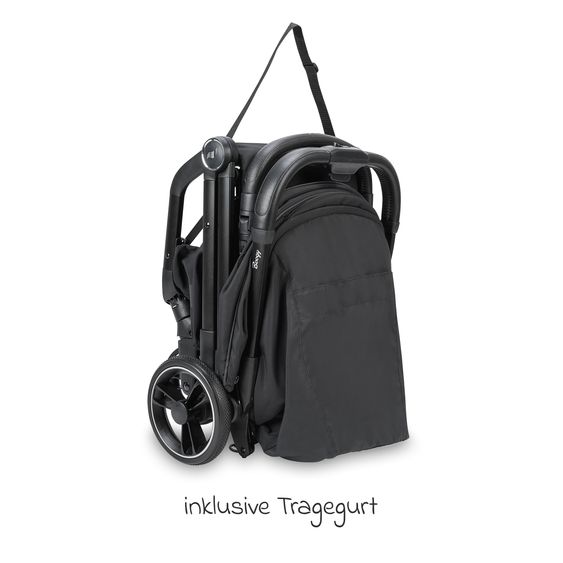 Osann Reisebuggy & Sportwagen Boogy 2 bis 22 kg belastbar nur 7,5 kg mit Liegeposition & Regenschutz - Coal