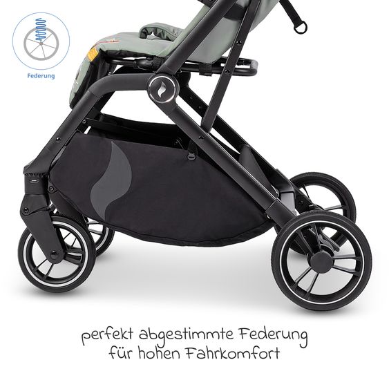 Osann Reisebuggy & Sportwagen Boogy 2 bis 22 kg belastbar nur 7,5 kg mit Liegeposition & Regenschutz - Holiday