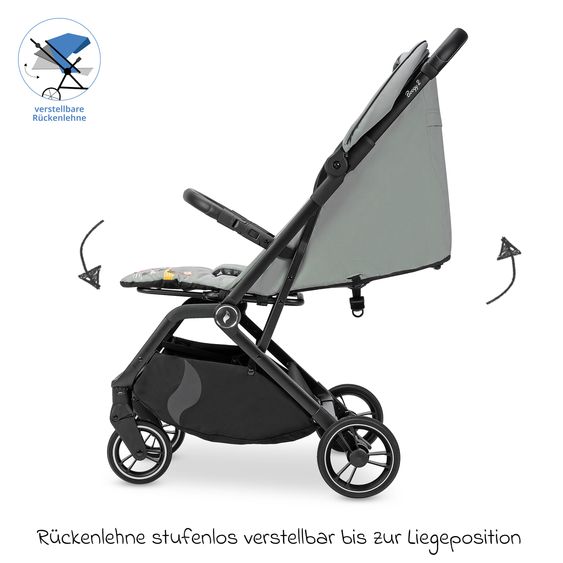 Osann Reisebuggy & Sportwagen Boogy 2 bis 22 kg belastbar nur 7,5 kg mit Liegeposition & Regenschutz - Holiday