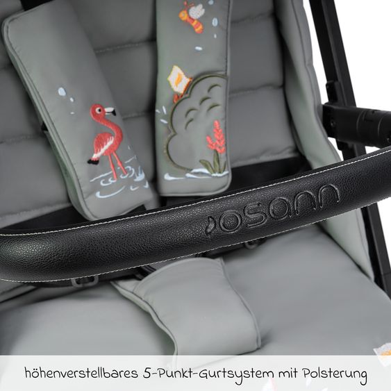 Osann Reisebuggy & Sportwagen Boogy 2 bis 22 kg belastbar nur 7,5 kg mit Liegeposition & Regenschutz - Holiday