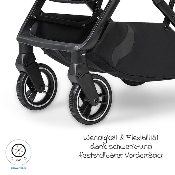 Osann Reisebuggy & Sportwagen Boogy 2 bis 22 kg belastbar nur 7,5 kg mit Liegeposition & Regenschutz - Monster