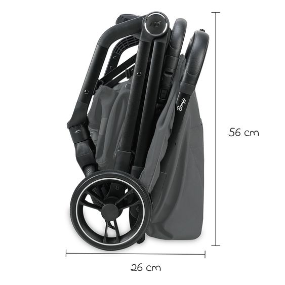 Osann Reisebuggy & Sportwagen Boogy 2 bis 22 kg belastbar nur 7,5 kg mit Liegeposition & Regenschutz - Monster