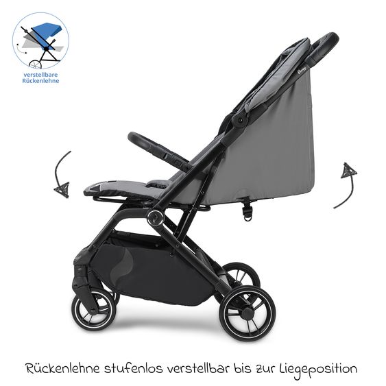 Osann Reisebuggy & Sportwagen Boogy 2 bis 22 kg belastbar nur 7,5 kg mit Liegeposition & Regenschutz - Monster