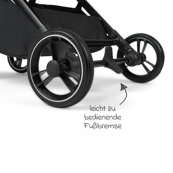Osann Reisebuggy & Sportwagen Boogy 2 bis 22 kg belastbar nur 7,5 kg mit Liegeposition & Regenschutz - Moss
