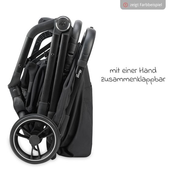 Osann Reisebuggy & Sportwagen Boogy 2 bis 22 kg belastbar nur 7,5 kg mit Liegeposition & Regenschutz - Moss