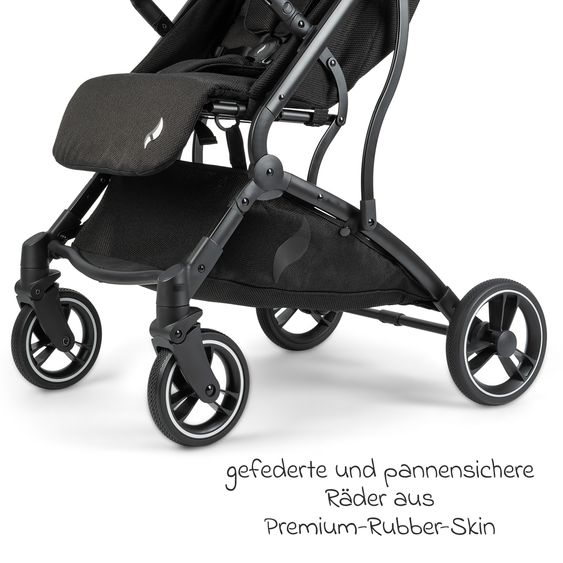 Osann Reisebuggy & Sportwagen Boogy bis 22 kg belastbar nur 6,8 kg leicht inkl. Adapter, Regenschutz & Transporttasche - Caramel