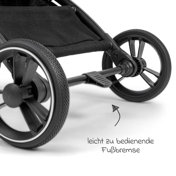 Osann Reisebuggy & Sportwagen Boogy bis 22 kg belastbar nur 6,8 kg leicht inkl. Adapter, Regenschutz & Transporttasche - Cloud