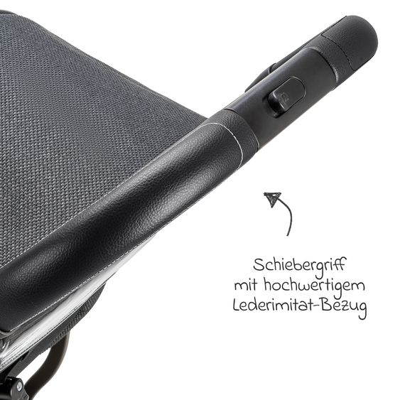 Osann Reisebuggy & Sportwagen Boogy bis 22 kg belastbar nur 6,8 kg leicht inkl. Adapter, Regenschutz & Transporttasche - Elegance