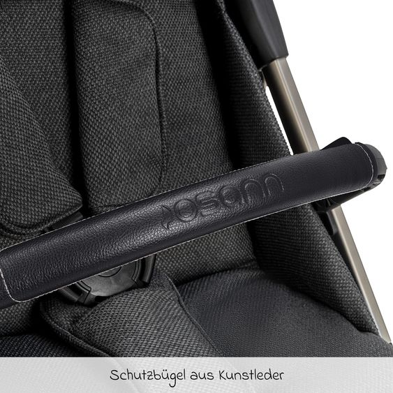 Osann Reisebuggy & Sportwagen Boogy bis 22 kg belastbar nur 6,8 kg leicht inkl. Adapter, Regenschutz & Transporttasche - Elegance