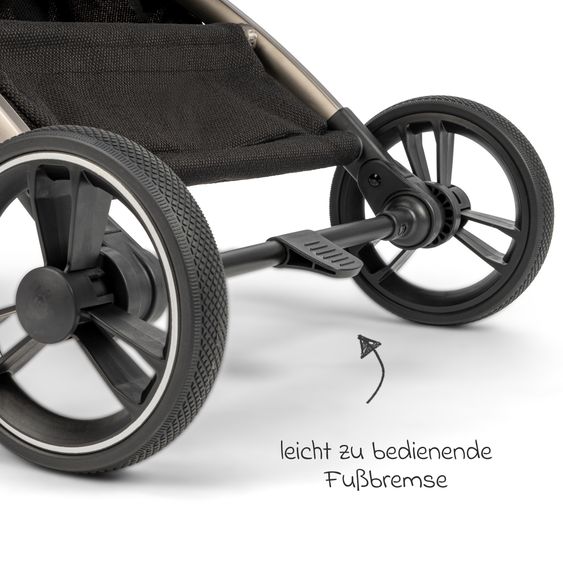 Osann Reisebuggy & Sportwagen Boogy bis 22 kg belastbar nur 6,8 kg leicht inkl. Adapter, Regenschutz & Transporttasche - Elegance