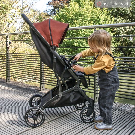 Osann Reisebuggy & Sportwagen Boogy bis 22 kg belastbar nur 6,8 kg leicht inkl. Adapter, Regenschutz & Transporttasche - Elegance