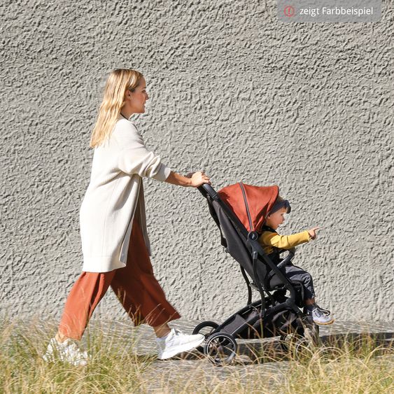Osann Reisebuggy & Sportwagen Boogy bis 22 kg belastbar nur 6,8 kg leicht inkl. Adapter, Regenschutz & Transporttasche - Elegance