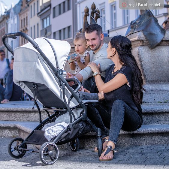 Osann Reisebuggy & Sportwagen Boogy bis 22 kg belastbar nur 6,8 kg leicht inkl. Adapter, Regenschutz & Transporttasche - Elegance